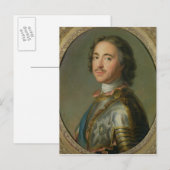 Portret van Peter de Grote Briefkaart (Voorkant / Achterkant)