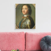 Portret van Peter de Grote Canvas Afdruk (Insitu (Woonkamer))