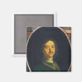 Portret van Peter de Grote Magneet (Voorkant / Achterkant)