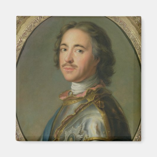 Portret van Peter de Grote Magneet (Voorkant)