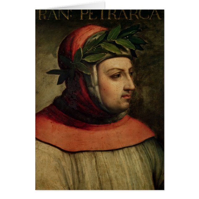 Portret van Petrarch (Voorkant)