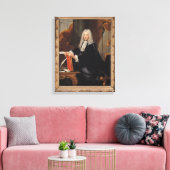 Portret van Philibert Orry Canvas Afdruk (Insitu (Woonkamer))