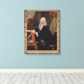 Portret van Philibert Orry Canvas Afdruk (Insitu (Houten vloer))