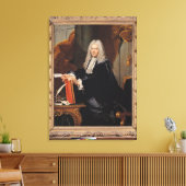 Portret van Philibert Orry Canvas Afdruk (Insitu (Woonkamer))