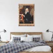 Portret van Philibert Orry Canvas Afdruk (Insitu (Slaapkamer))