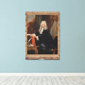 Portret van Philibert Orry Canvas Afdruk (Insitu (Houten vloer))