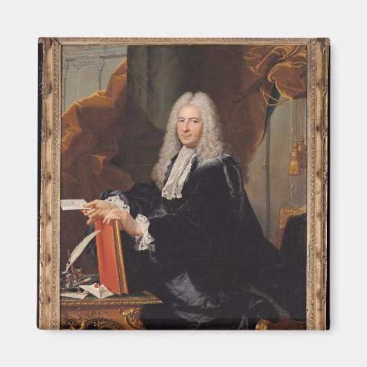 Portret van Philibert Orry Magneet (Voorkant)