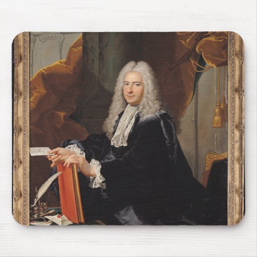 Portret van Philibert Orry Muismat (Voorkant)