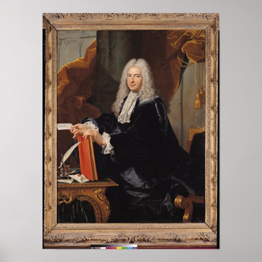 Portret van Philibert Orry Poster (Voorkant)