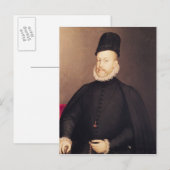 Portret van Philip II c.1580 Briefkaart (Voorkant / Achterkant)