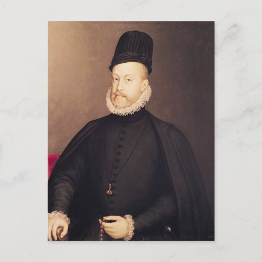 Portret van Philip II c.1580 Briefkaart (Voorkant)