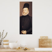 Portret van Philip II c.1580 Poster (Keuken)