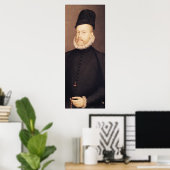 Portret van Philip II c.1580 Poster (Thuiskantoor)