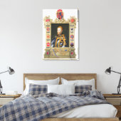 Portret van Philip II King of Spain (1527-98) van Canvas Afdruk (Insitu (Slaapkamer))
