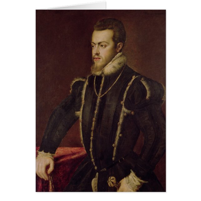 Portret van Philip II van Spanje (Voorkant)