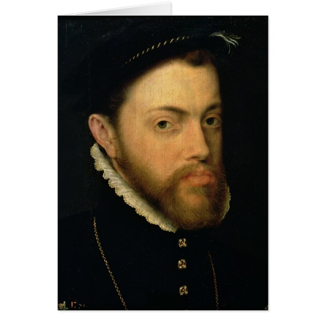 Portret van Philip II van Spanje (Voorkant)