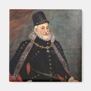 Portret van Philip II van Spanje 2 Magneet