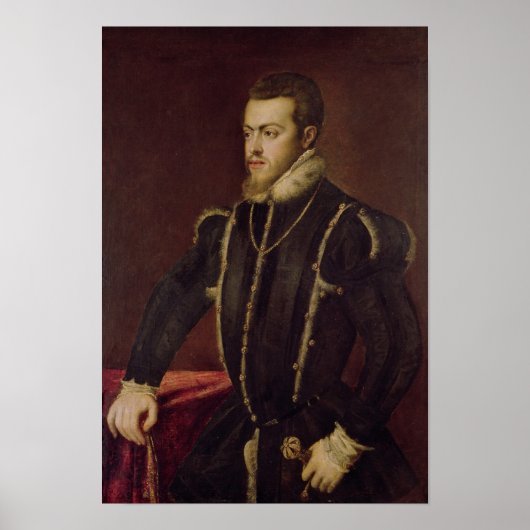 Portret van Philip II van Spanje 2 Poster (Voorkant)