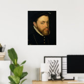 Portret van Philip II van Spanje Poster (Thuiskantoor)