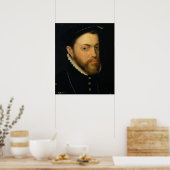 Portret van Philip II van Spanje Poster (Keuken)
