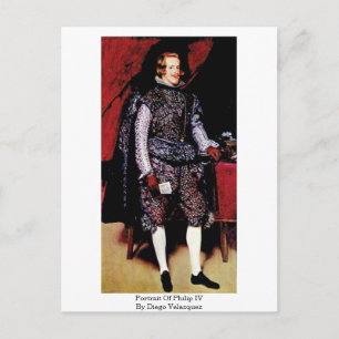 Portret van Philip IV door Diego Velazquez Briefkaart