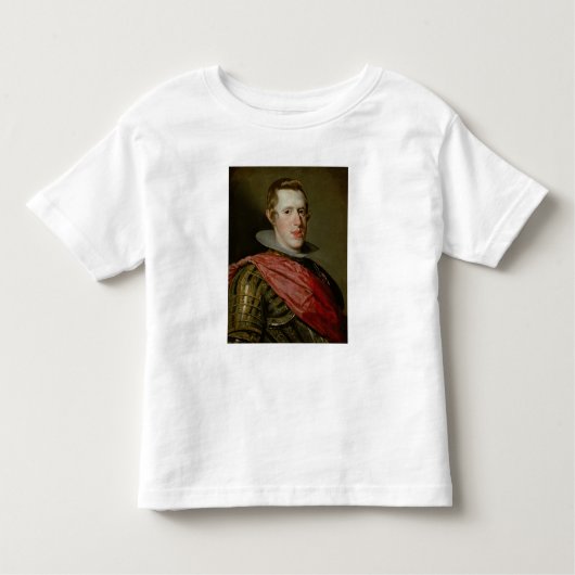 Portret van Philip IV in Armor, 1628 Kinder Shirts (Voorkant)