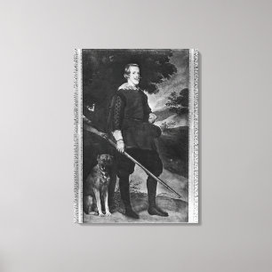 Portret van Philip IV King of Spain Canvas Afdruk