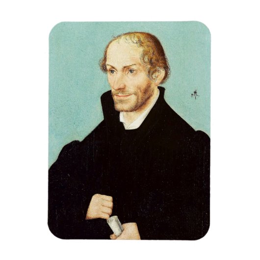 Portret van Philip Melanchthon, 1537 Magneet (Verticaal)