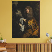 Portret van Philip Stanhope, 2e graaf van Chesterf Canvas Afdruk (Insitu (Woonkamer))