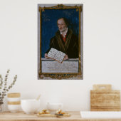 Portret van Philipp Melanchthon Poster (Keuken)