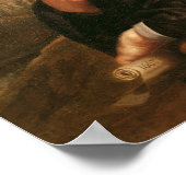 Portret van Philippe de Champaigne, 1668 Poster (Hoek)