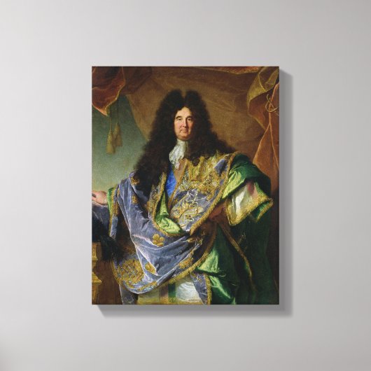 Portret van Philippe de Courcillon Marquis Canvas Afdruk (Voorkant)