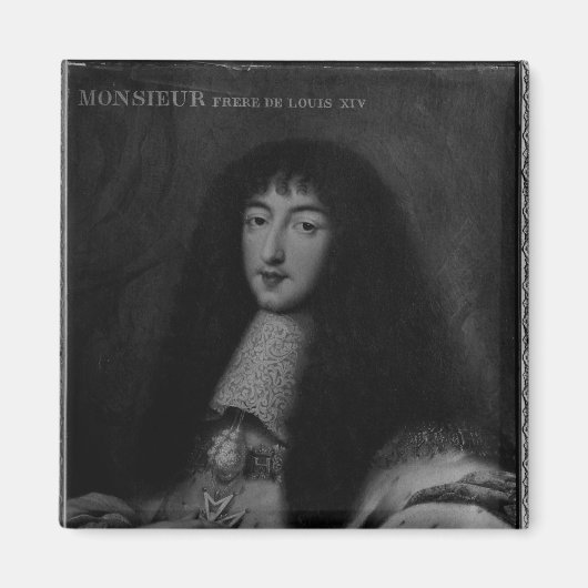 Portret van Philippe Duc d'Orleans Magneet (Voorkant)