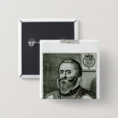 Portret van Philippe-Emmanuel de Lorraine Vierkante Button 5,1 Cm (Voorkant /achterkant)