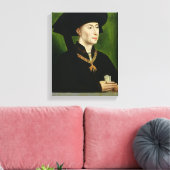 Portret van Philippe le Bon Duc de Bourgogne Canvas Afdruk (Insitu (Woonkamer))
