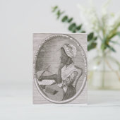 Portret van Phillis Wheatley Briefkaart (Staand voorkant)