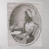 Portret van Phillis Wheatley Poster (Voorkant)