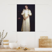 Portret van Phyllis Waterlow door John Waterhouse Poster (Keuken)