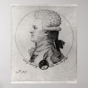 Portret van Pierre Charles de Villeneuve Poster