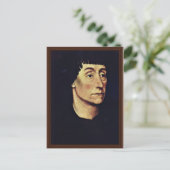 Portret van Pierre de Beffremont door Weyden Rogie Briefkaart (Staand voorkant)