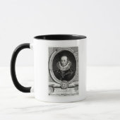 Portret van Pierre de Bourdeille in Medallion Mok (Links)
