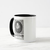 Portret van Pierre de Bourdeille in Medallion Mok (Voorkant links)