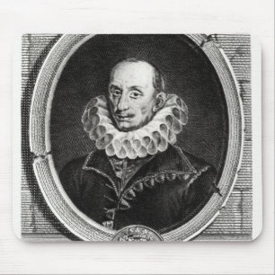 Portret van Pierre de Bourdeille in Medallion Muismat
