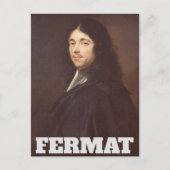 Portret van Pierre de Fermat Briefkaart (Voorkant)