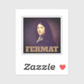 Portret van Pierre de Fermat Sticker (Vel)