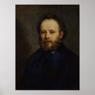 Portret van Pierre Joseph Proudhon 1865 Poster