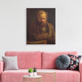 Portret van Pierre Joseph Proudhon Canvas Afdruk (Insitu (Woonkamer))