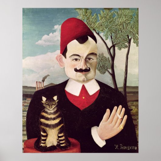 Portret van Pierre Loti c.1891 Poster (Voorkant)