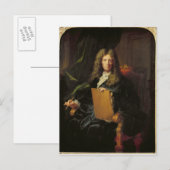 Portret van Pierre Mignard c.1690 Briefkaart (Voorkant / Achterkant)