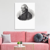 Portret van Pierre Poivre Canvas Afdruk (Insitu (Woonkamer))